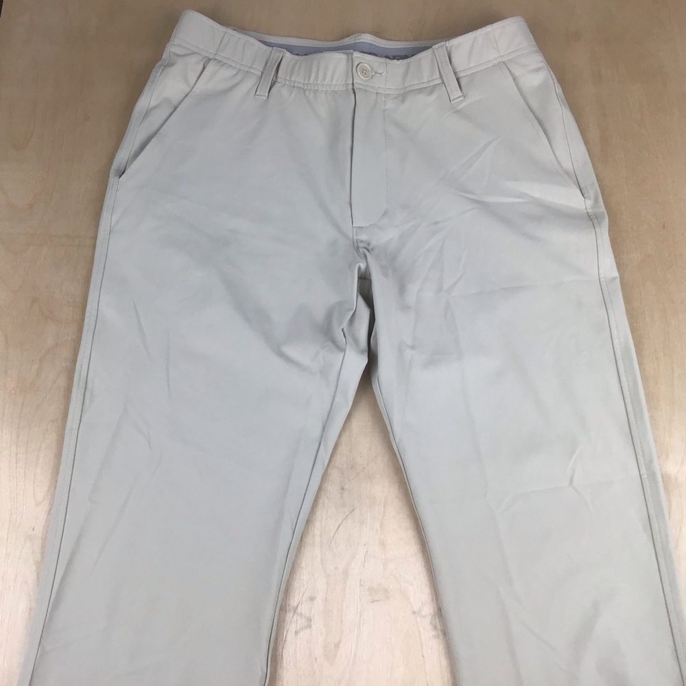 Under Armour Mens Drive Performance Golf Pants Water Repellent 32x28 Khaki NWT